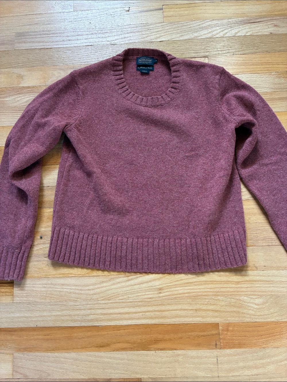 Pendleton 100% Washable Wool Sweater